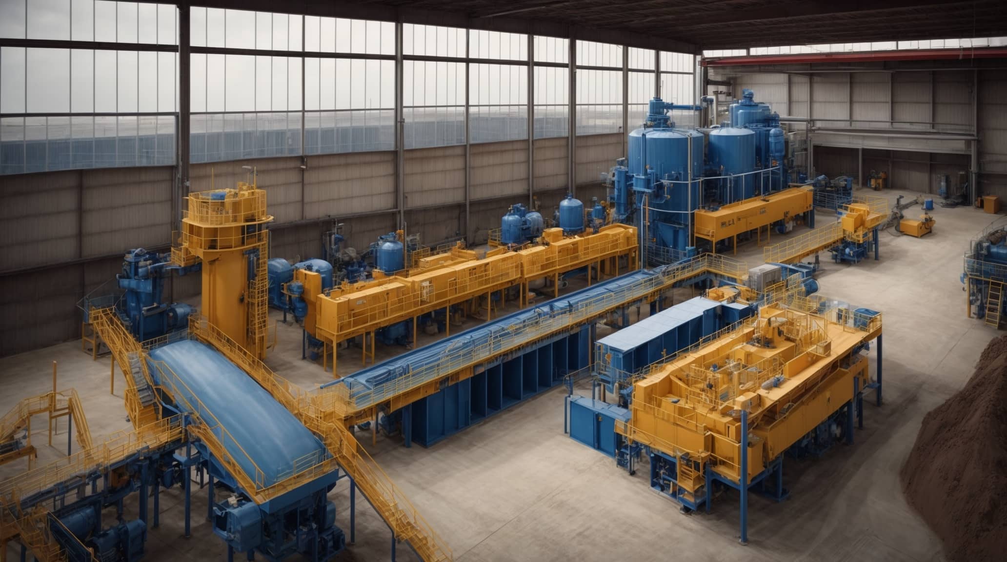 batching plant layout