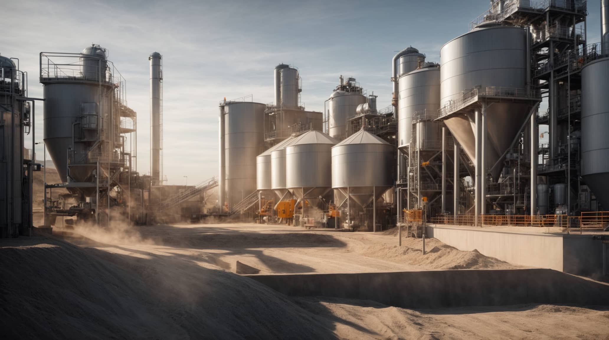 dry concrete batching