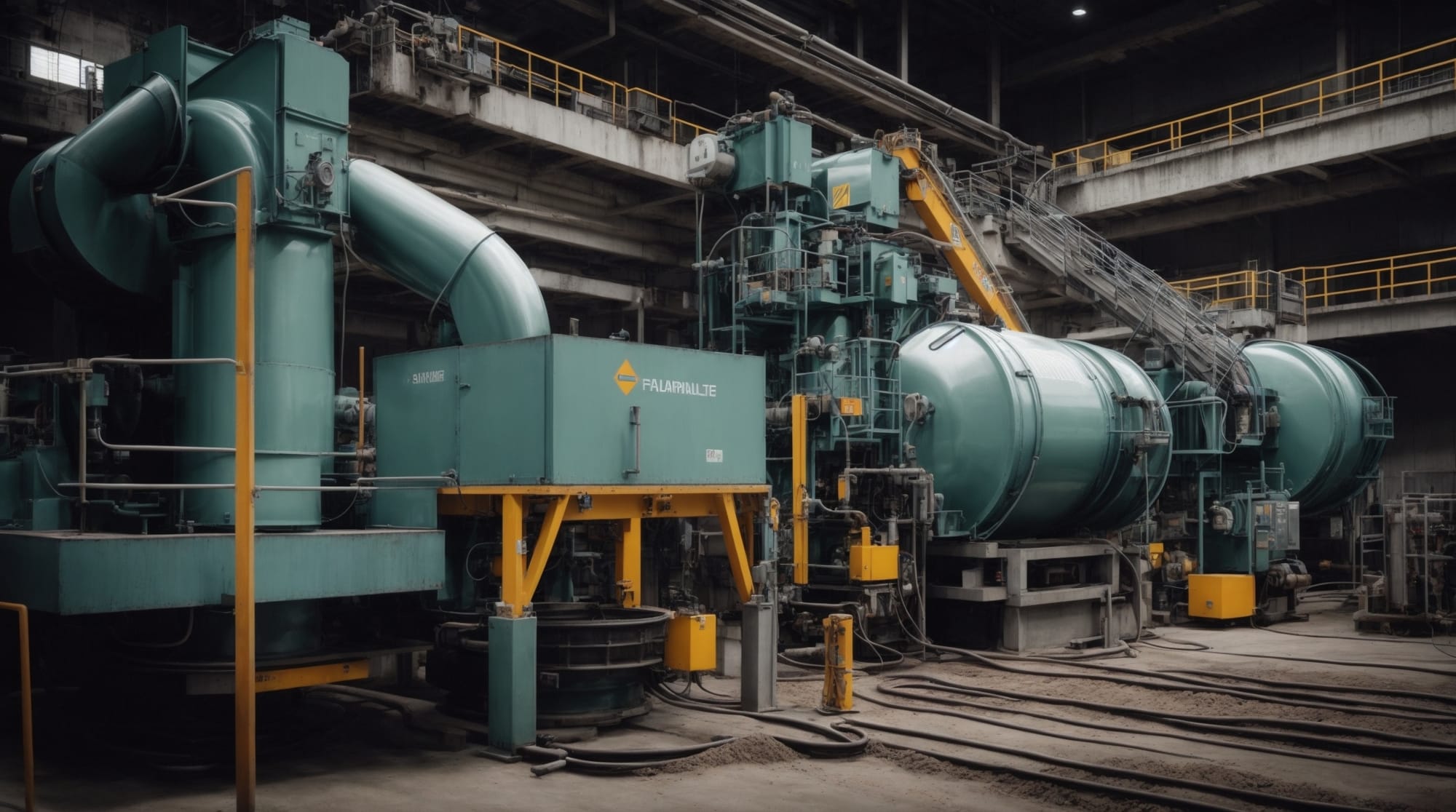 Automated concrete mixing technology at work