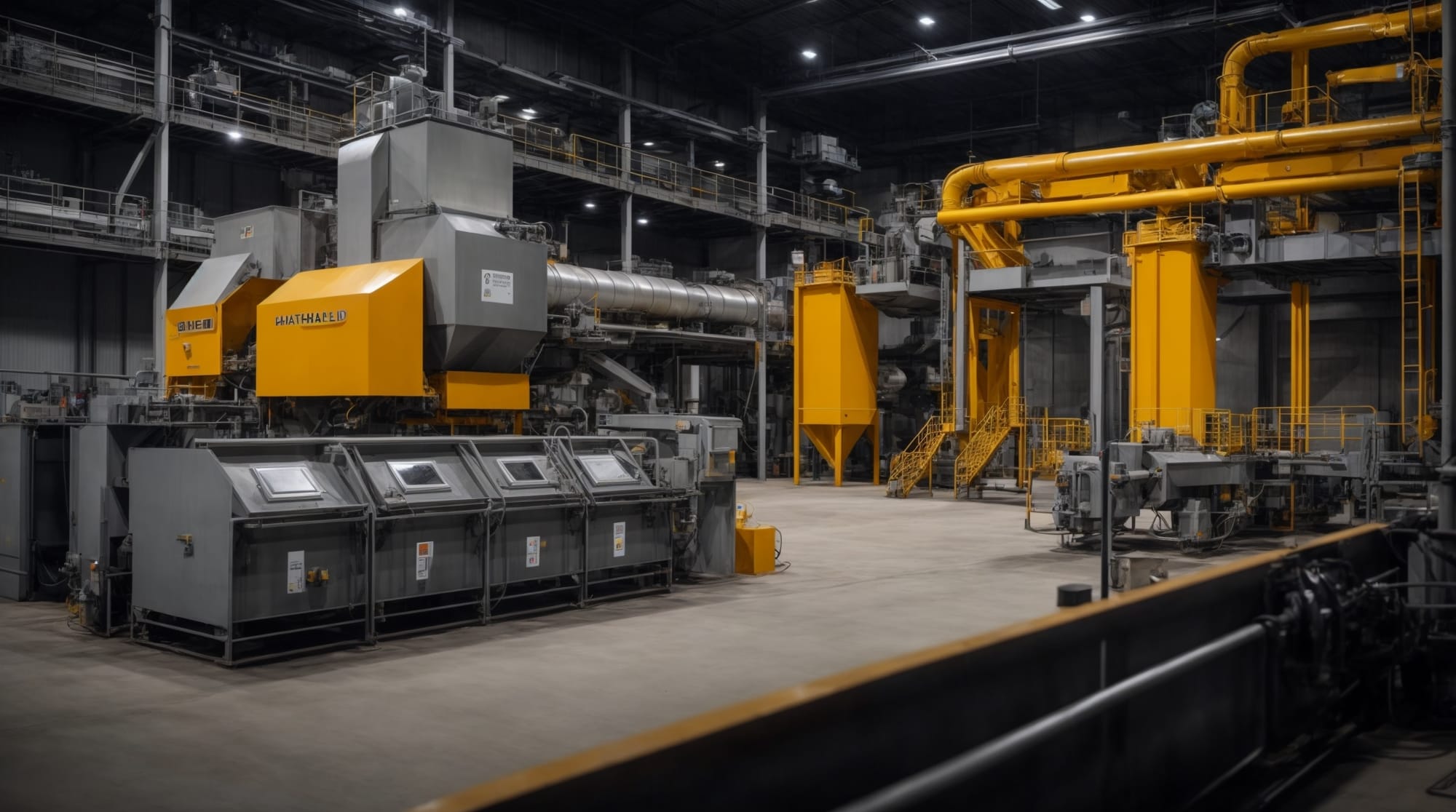 modern dry concrete batching plant control system