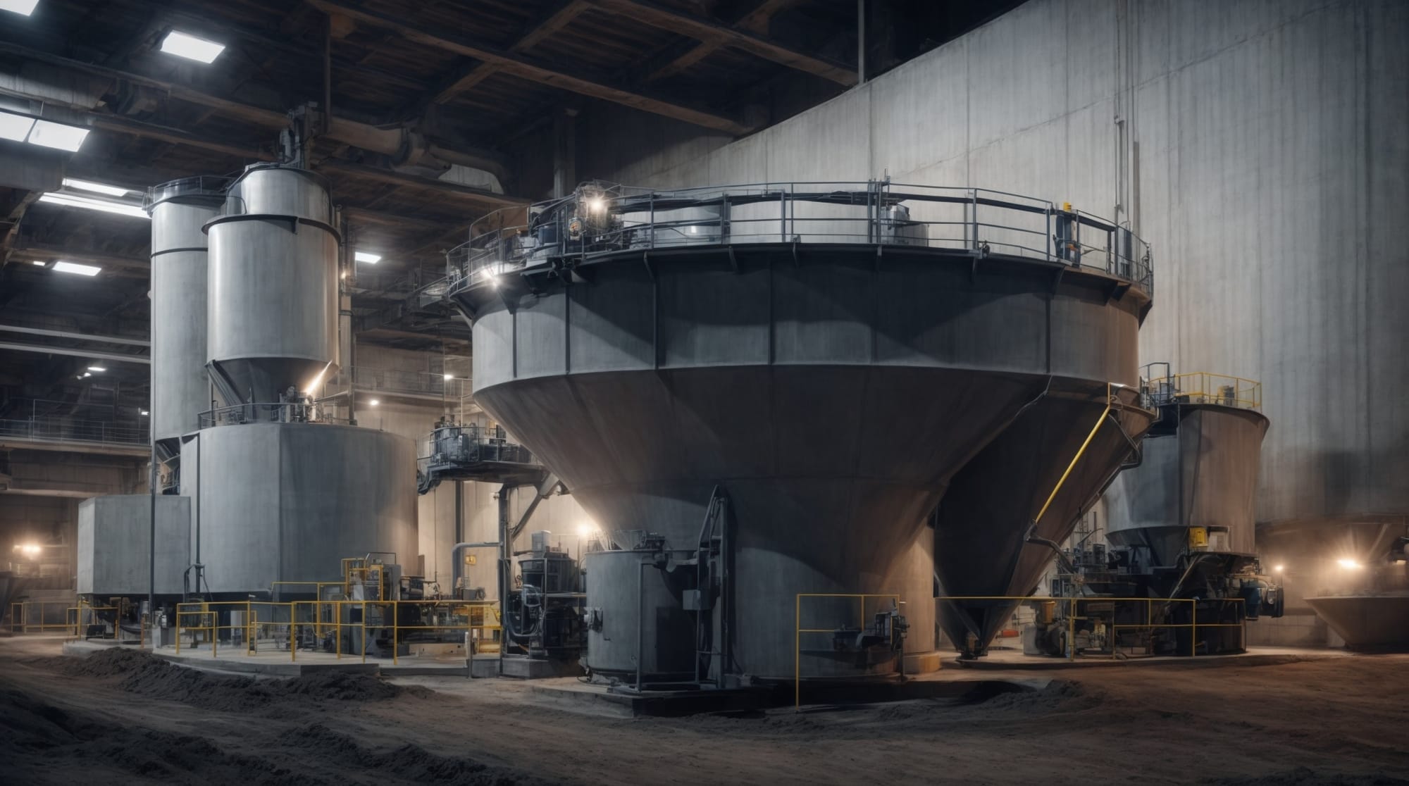 advanced automated dry concrete batching plant