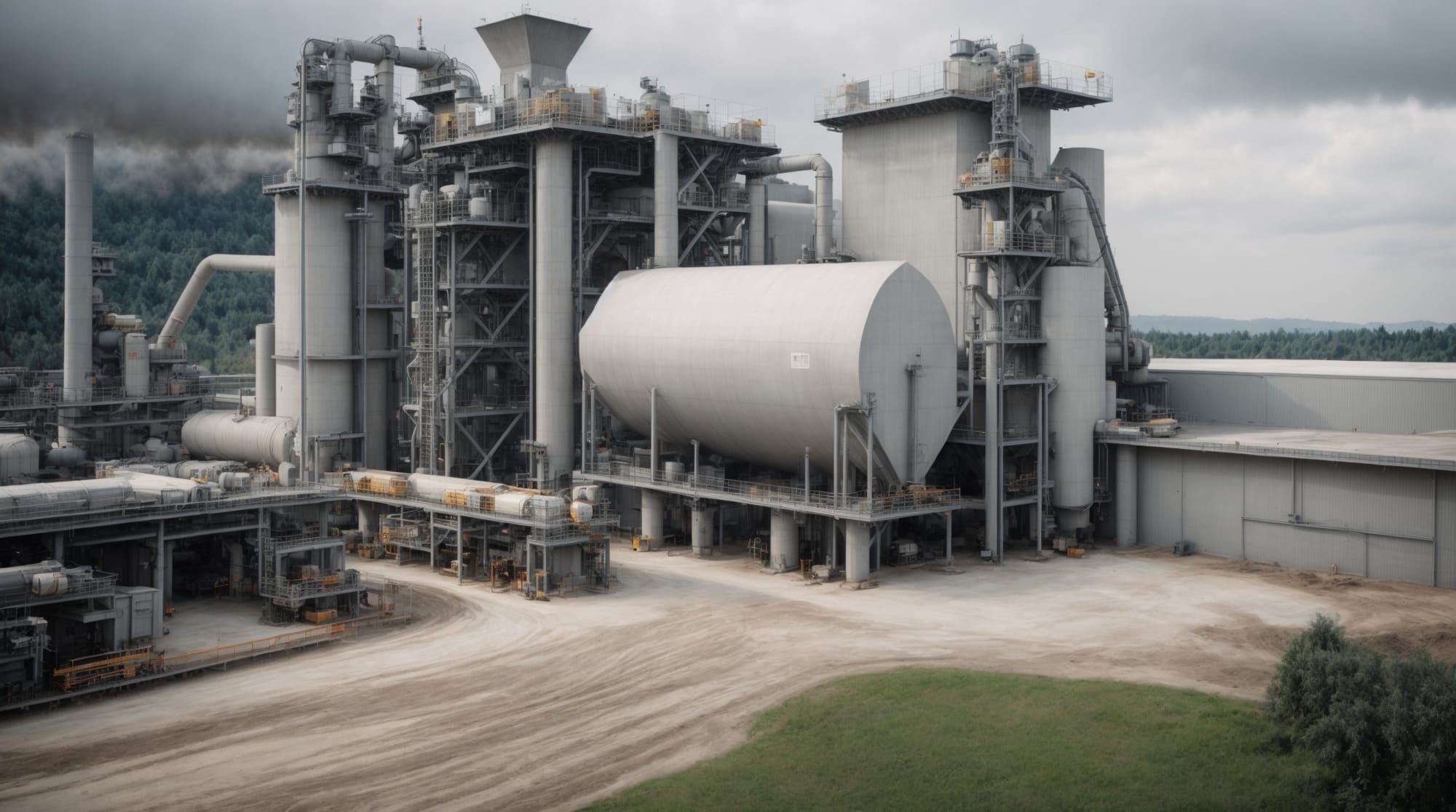 advanced sensors in dry batch concrete plant