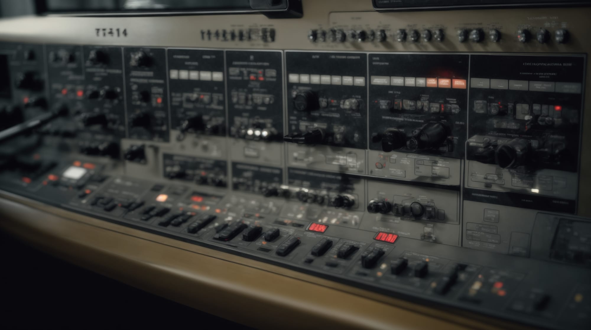Control panel displaying mix parameters and adjustments in a dry batching plant