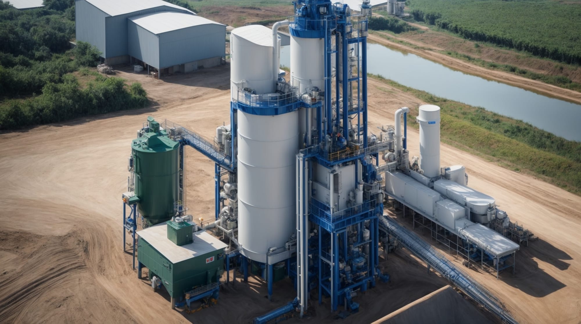 eco-friendly batching technology Modern dry concrete batching plant designed with eco-friendly technology