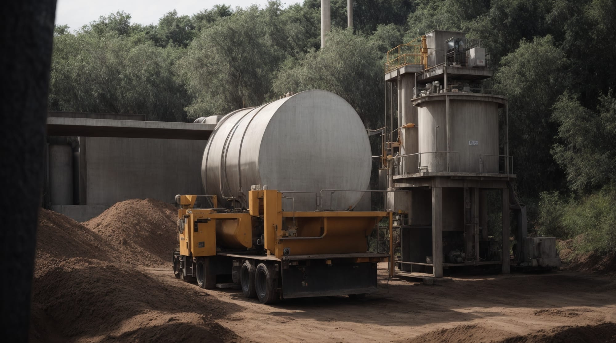 eco-friendly materials Eco-friendly concrete mixing unit implementing sustainable materials