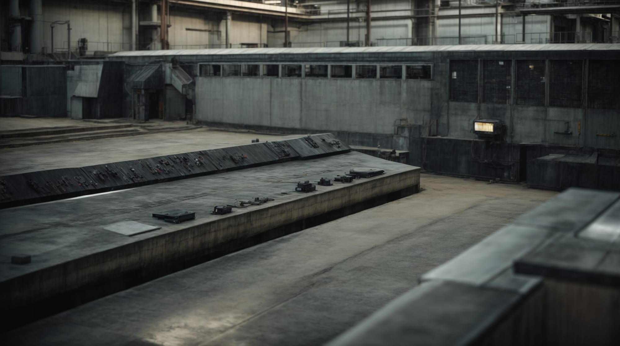 Control systems adjust to environmental conditions in a concrete plant