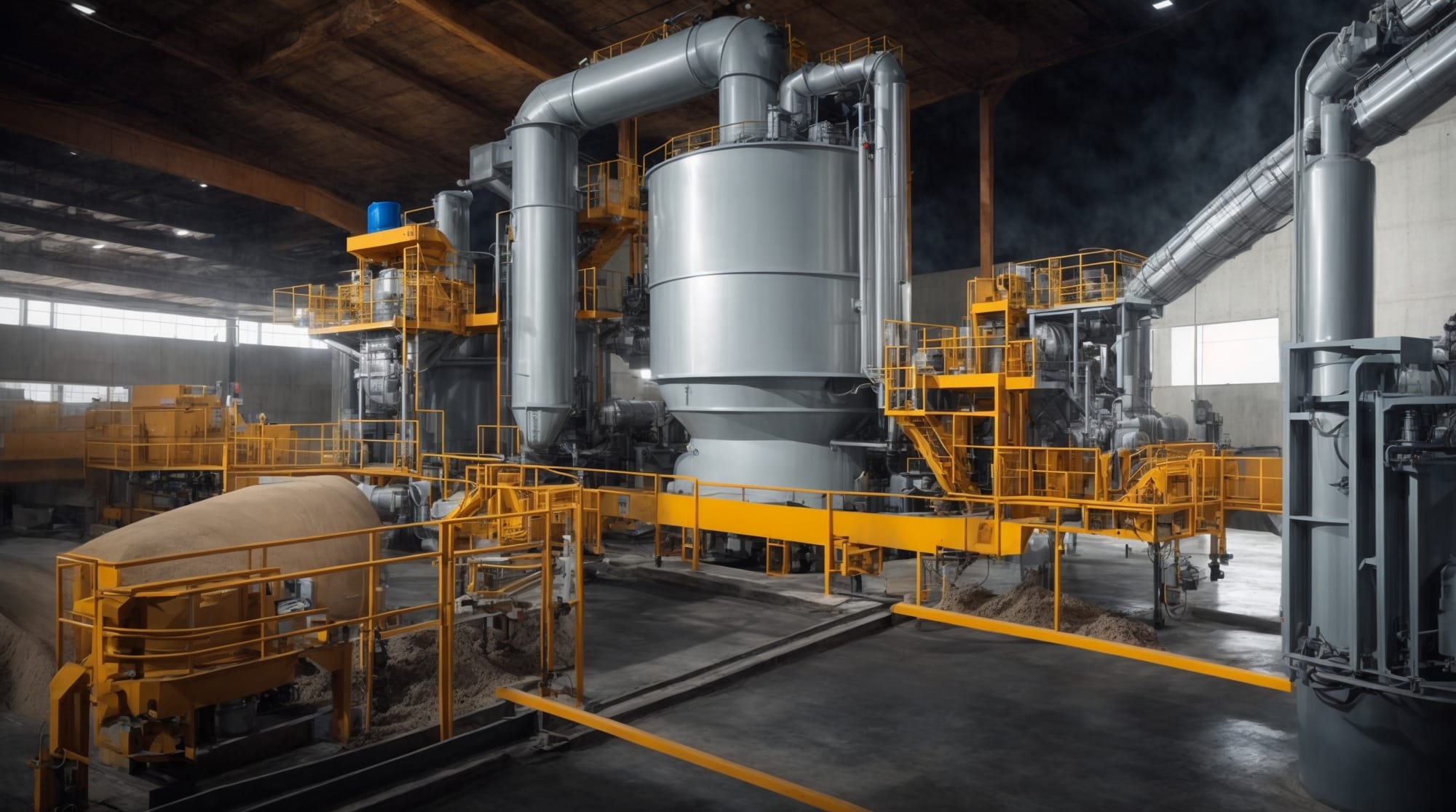 innovative mixing technologies modern dry concrete batching plant with advanced mixing technology