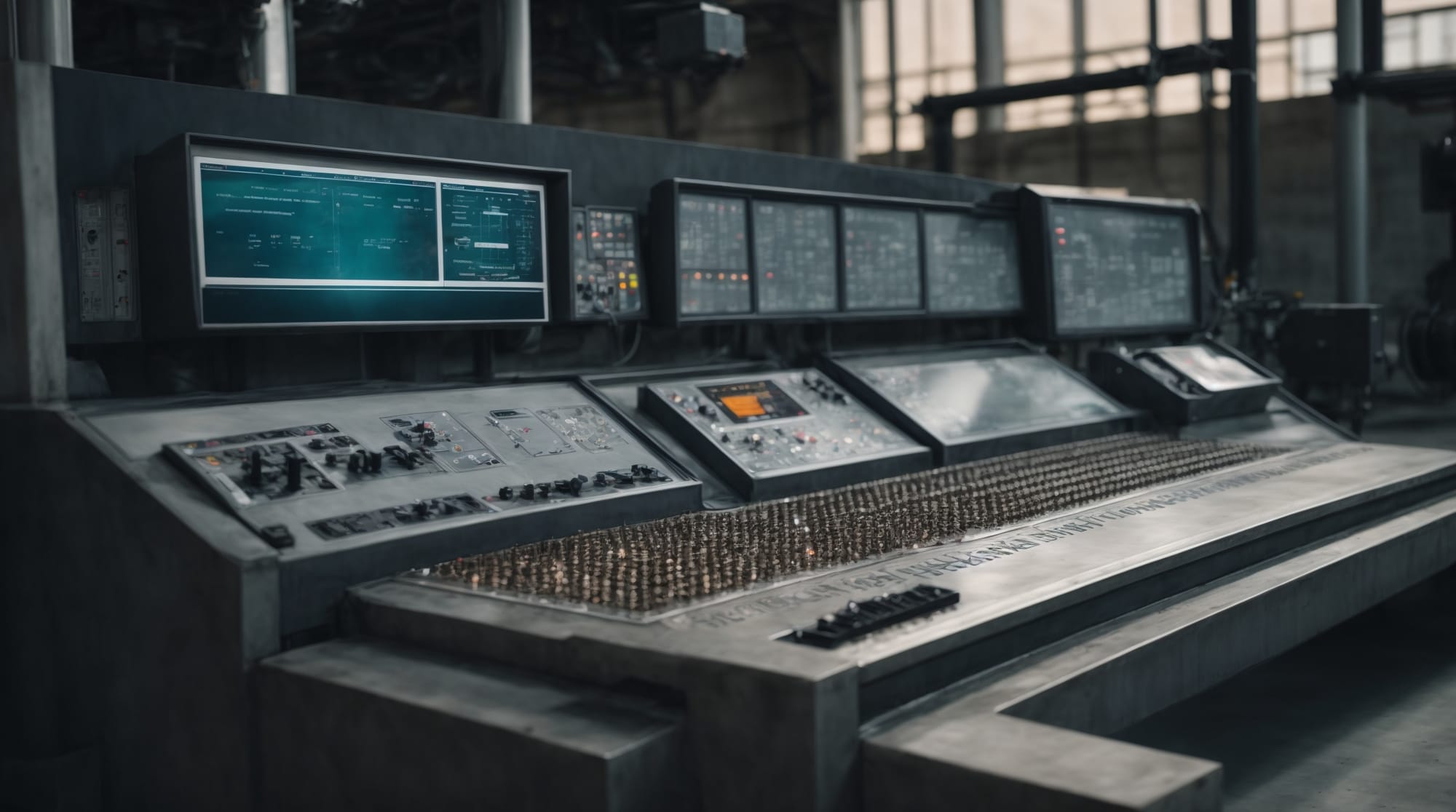 automated control system of dry concrete batching plant