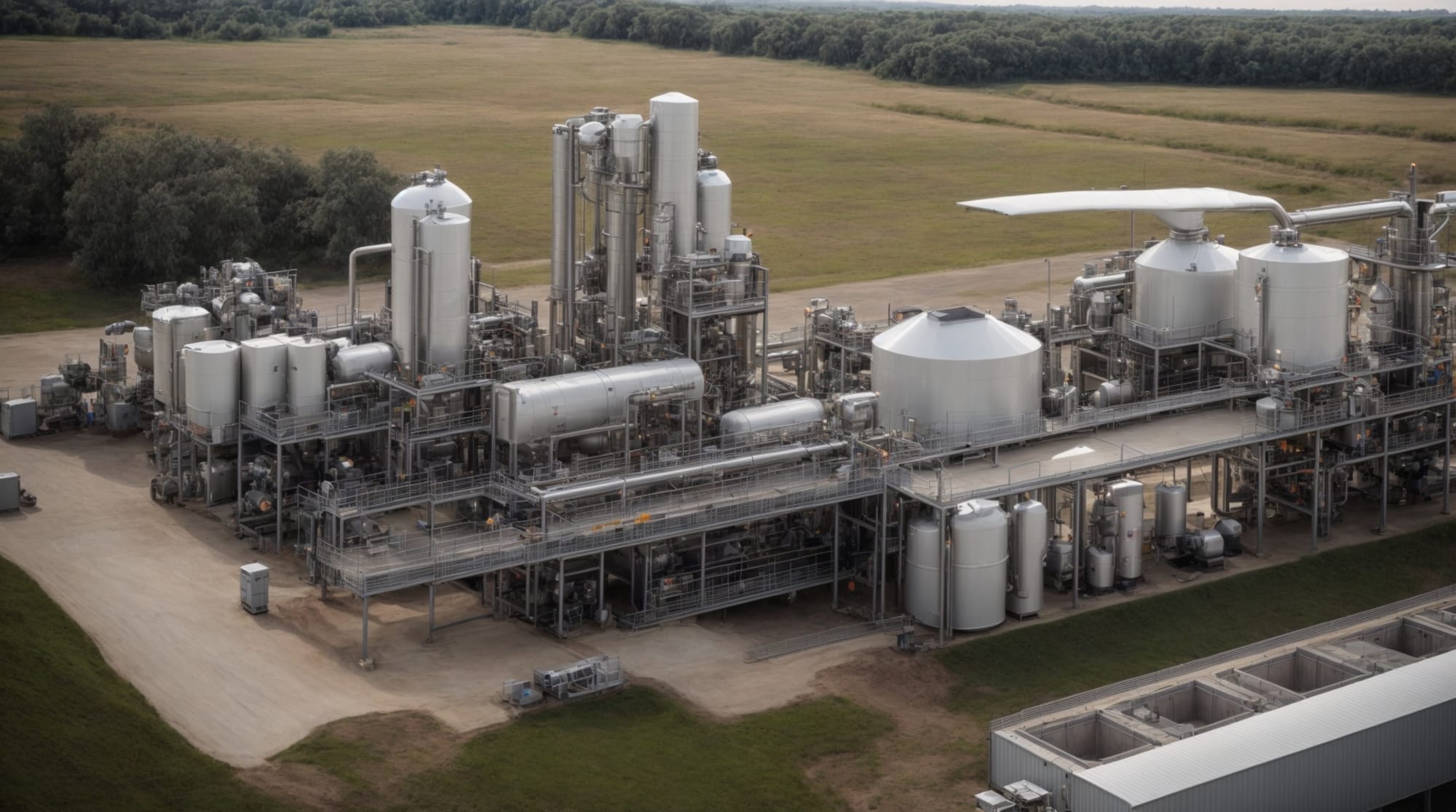 Compact and modular dry batching plant layout