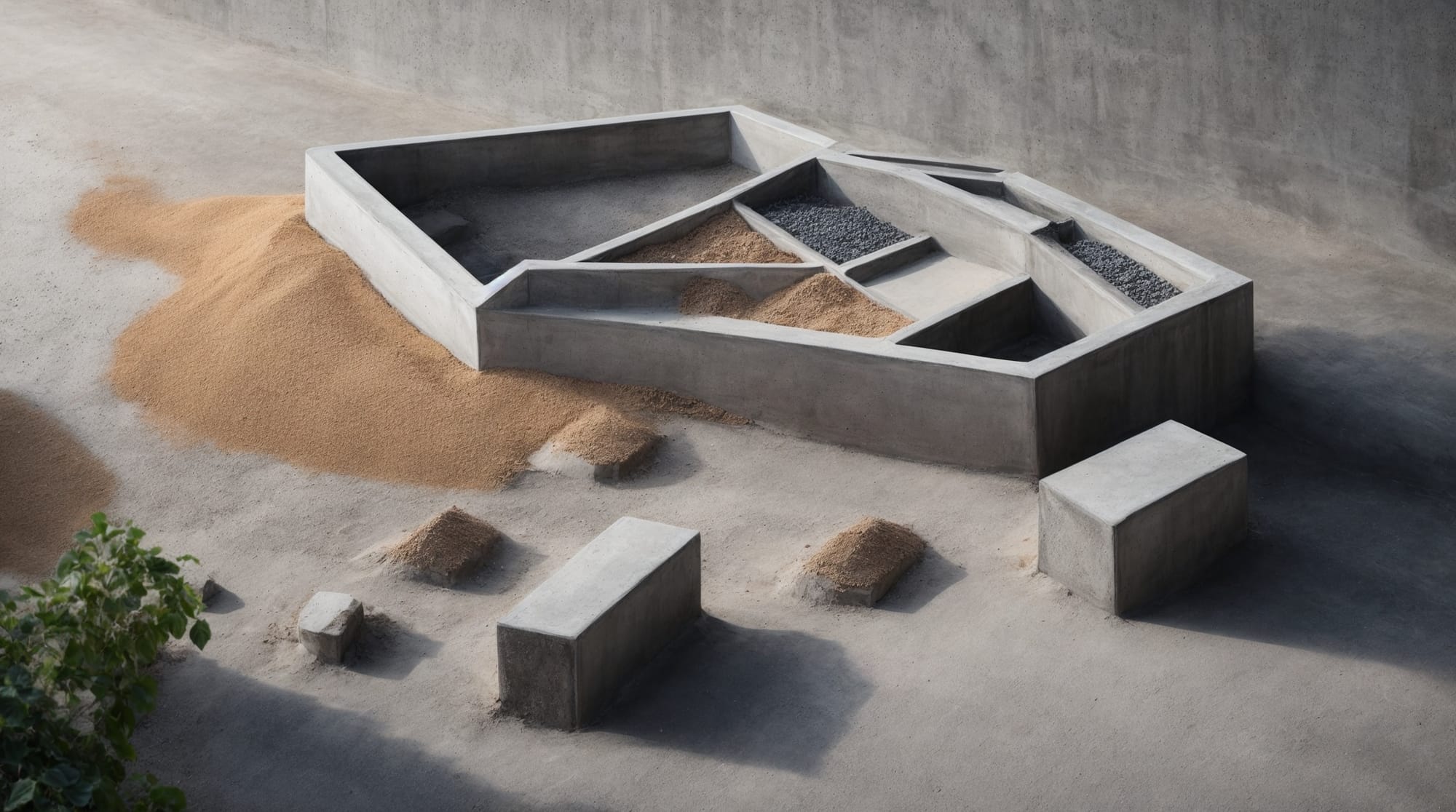 graphical representation of the lifecycle analysis for advanced concrete materials